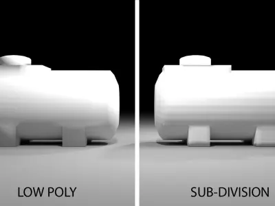 Plastic Water Tank 4 3D model