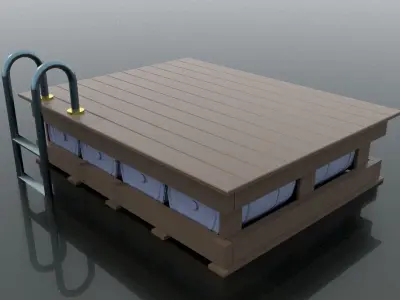 Swimming Dock 3D model