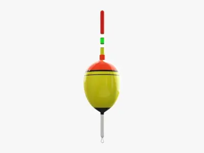 Float fishing 01 3D model