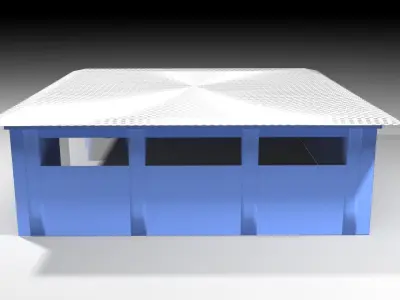 Aircraft Hangar 3 3D model purchase