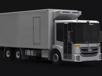 Mercedes Econic Box Truck 3D model