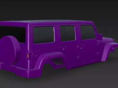 jeep body 3d model 3D model purchase