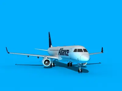 Embraer Emb-190 Alliance 3D model