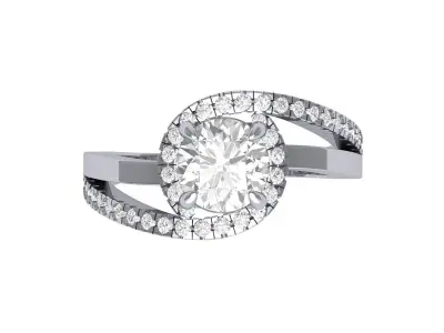 Wedding Ring 3D print model 100