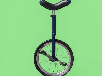Unicycle - 20 inches - 50 cm 3D model