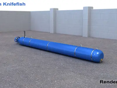 Bluefin Knifefish 3D model