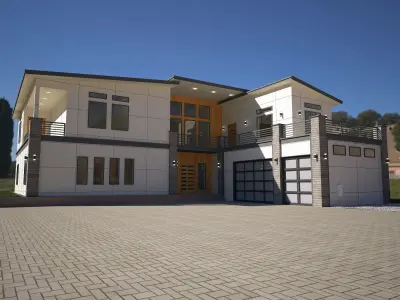 Architectural view Free 3D model