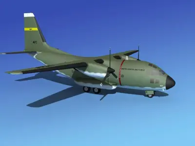 Alenia C-27A Spartan USAF 1 3D model