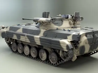 BMP-2M Berezhok Camo 3D model