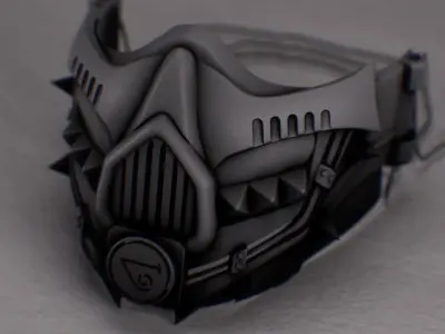 metal mask 3 3D print model