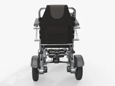 Lite powered folding wheelchair 3D model
