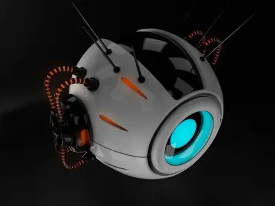 Sci Fi Drone 3D model 4