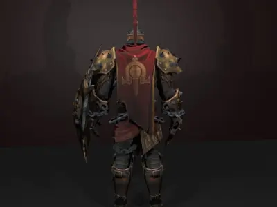 ares knight 3D model