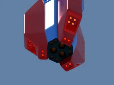 Rocket Trident Type 1 3D model