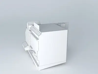 Berck Plage  Neptune Hotel Free 3D model