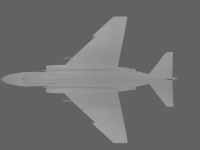 F-4 Phantom II base Free 3D model