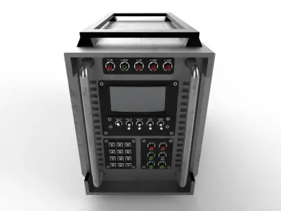 Military Radio Model 03 Low-poly 3D model