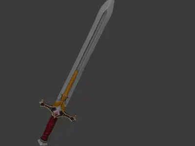 fantasy sword 3D model order