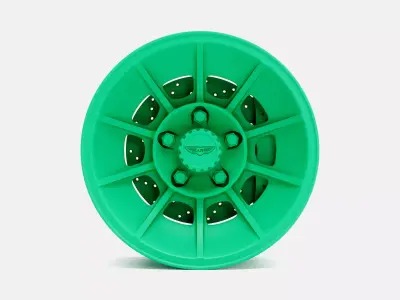 15x7 15x8 15x10 American Racing Vector Wheels and Brake 3D print model