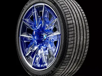 Michelin Pilot Sport 4 SUV 255 40 R21 102Y 220 A A 3D model
