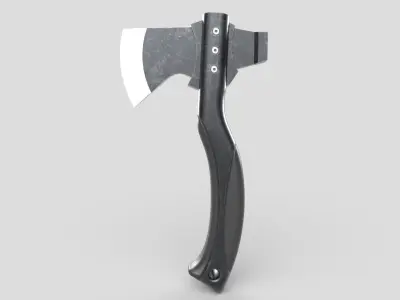 Axe M08 - with STL Low-poly 3D model
