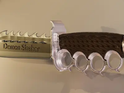 knife demon slasher 3D model