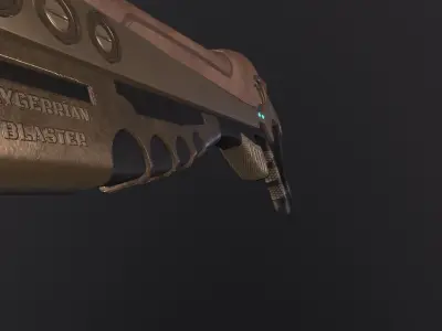 ZYGERRIAN BLASTER STAR WARS CLONE WARS Low-poly 3D model
