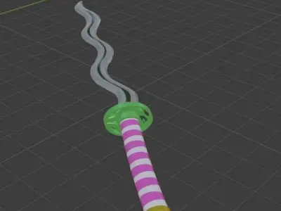 Obanai Sword 3D model