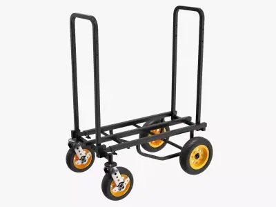 Transport cart expandable 3D model