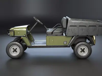 UTV Farm Cart 3D model