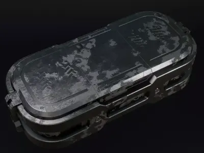 Scifi box 3D model buy