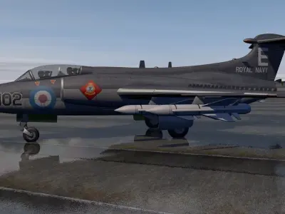 Blackburn Buccaneer S Mk-1 3D model