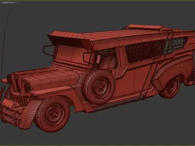 Philippine Jeepney DYIP 3D model purchase