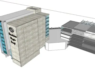 vacation spot-Resort-Fashion Leisure Hotel-0169 3D model