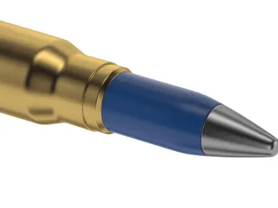 Bullet 20x102mm  Low-poly 3D model