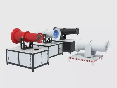 Industrial Fan 3D model 3