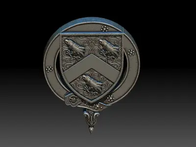 Belt Coat of Arms 3D print model