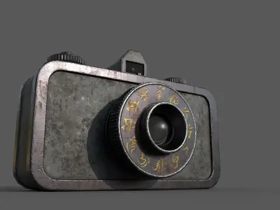 Camera Obscura Low-poly 3D model