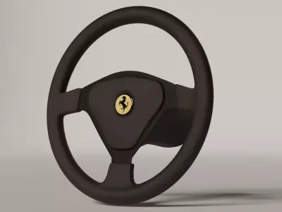 Ferrari 360 Modena Steering Wheel 3D model