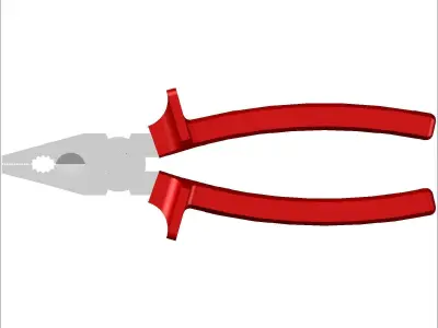 Plier 8 inch 3D model
