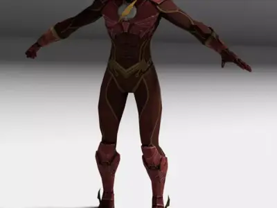 Flash Free low-poly 3D model