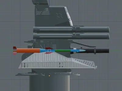 Russian Pantsir-M CIWS 3D model