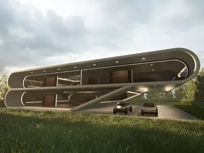 Olympus Cyberhouse Free 3D model