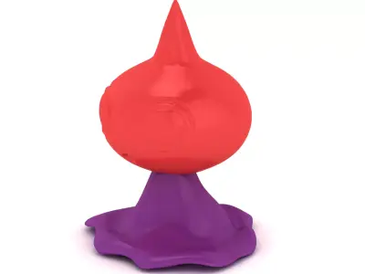 3D Glossy Designer Vinyl Figure with Roya 3D print model