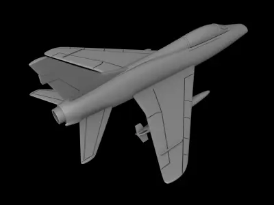 F-100 SUPER SABRE SCALE 1-72 Printable Files 3D print model
