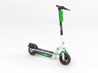 Lime Scooter 3D Model 3D model