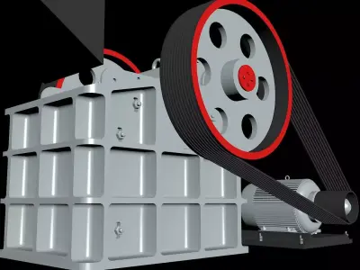 jaw crusher 3D Model 3D model