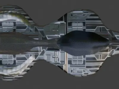 Fighter 59 Free low-poly 3D model