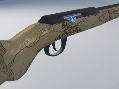 Sniper rifle Veles 3D model