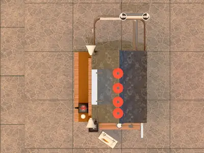 Baked sweet potato cart 3D model